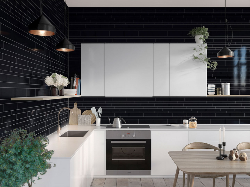 Sisustuslevy Fibo 2124-M99 HG New York Black