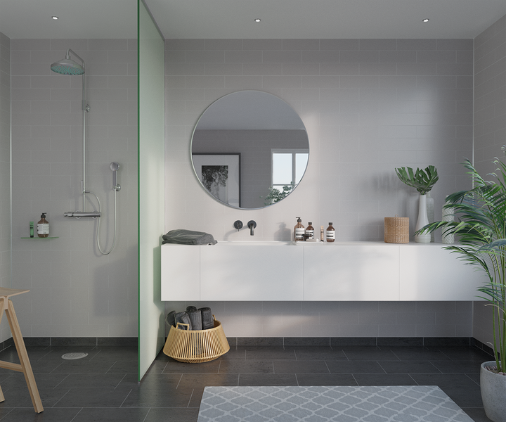 Sisustuslevy Fibo 2094-M74 S White