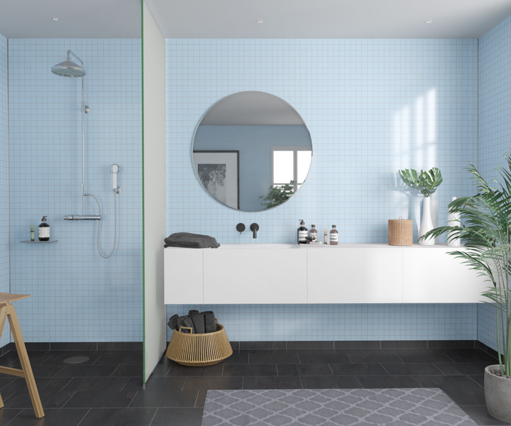 Sisustuslevy Fibo 5203-M0303 HG Frozen Blue