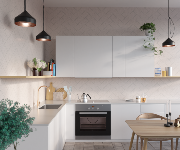 Sisustuslevy Fibo 4001-M72 S Terrasso Light (Fishbone)