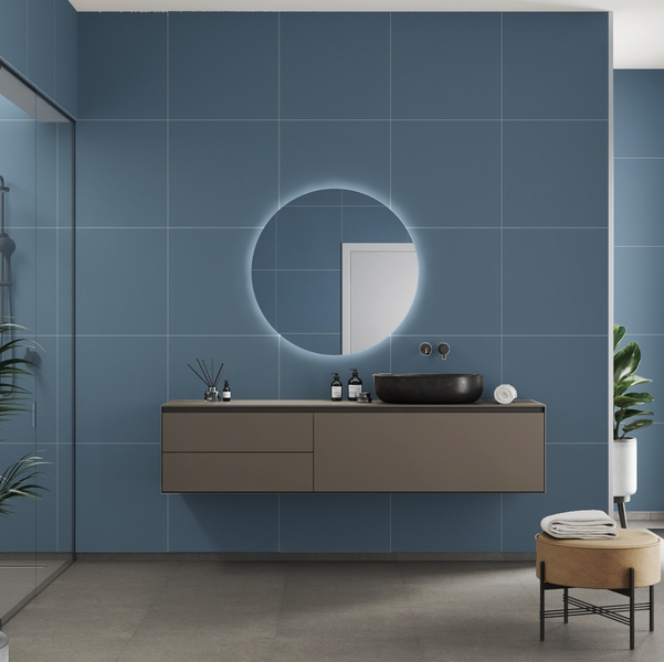 Sisustuslevy Fibo 6274-LM6060 EM Dusty Blue 60x302cm