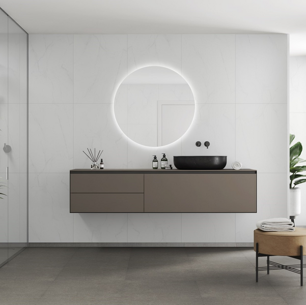 Sisustuslevy Fibo 11x620x2400 2487-M6080 S Bianco Marble