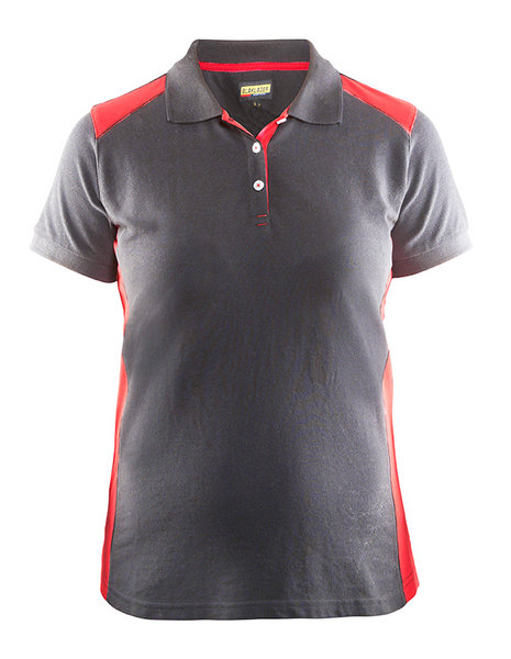 Pikepaita Blåkläder 339010509456 Harmaa/Punainen