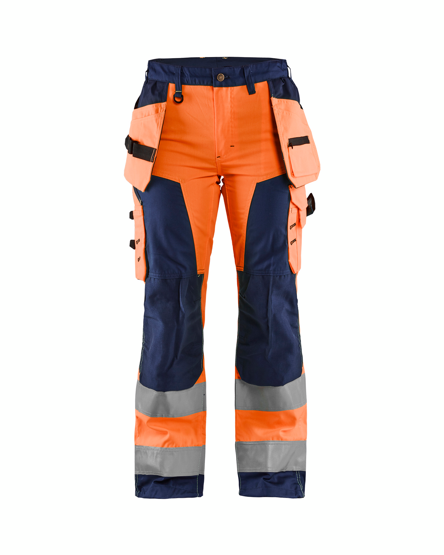 Housut Blåkläder naisten 715618115389 oranssi/sininen