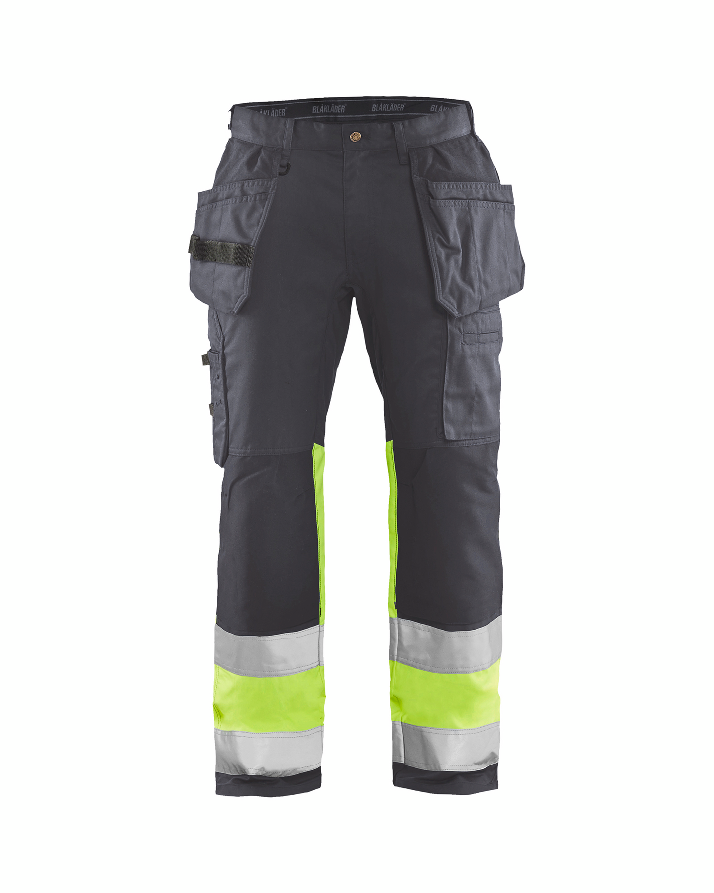 Riipputaskuhousut Blåkläder 155818119633 harmaa/huomiokeltainen