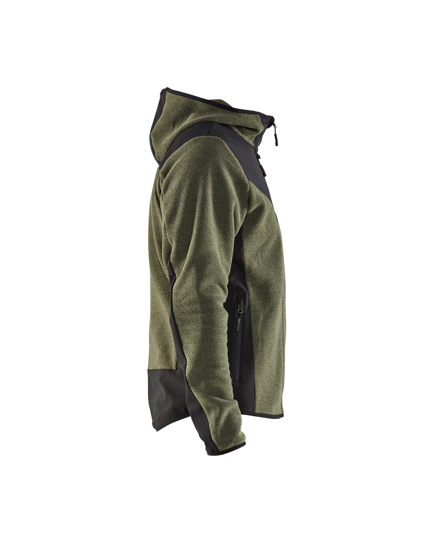 Softshell-takki Blåkläder neulottu sammaleenvihreä/musta 594025364199