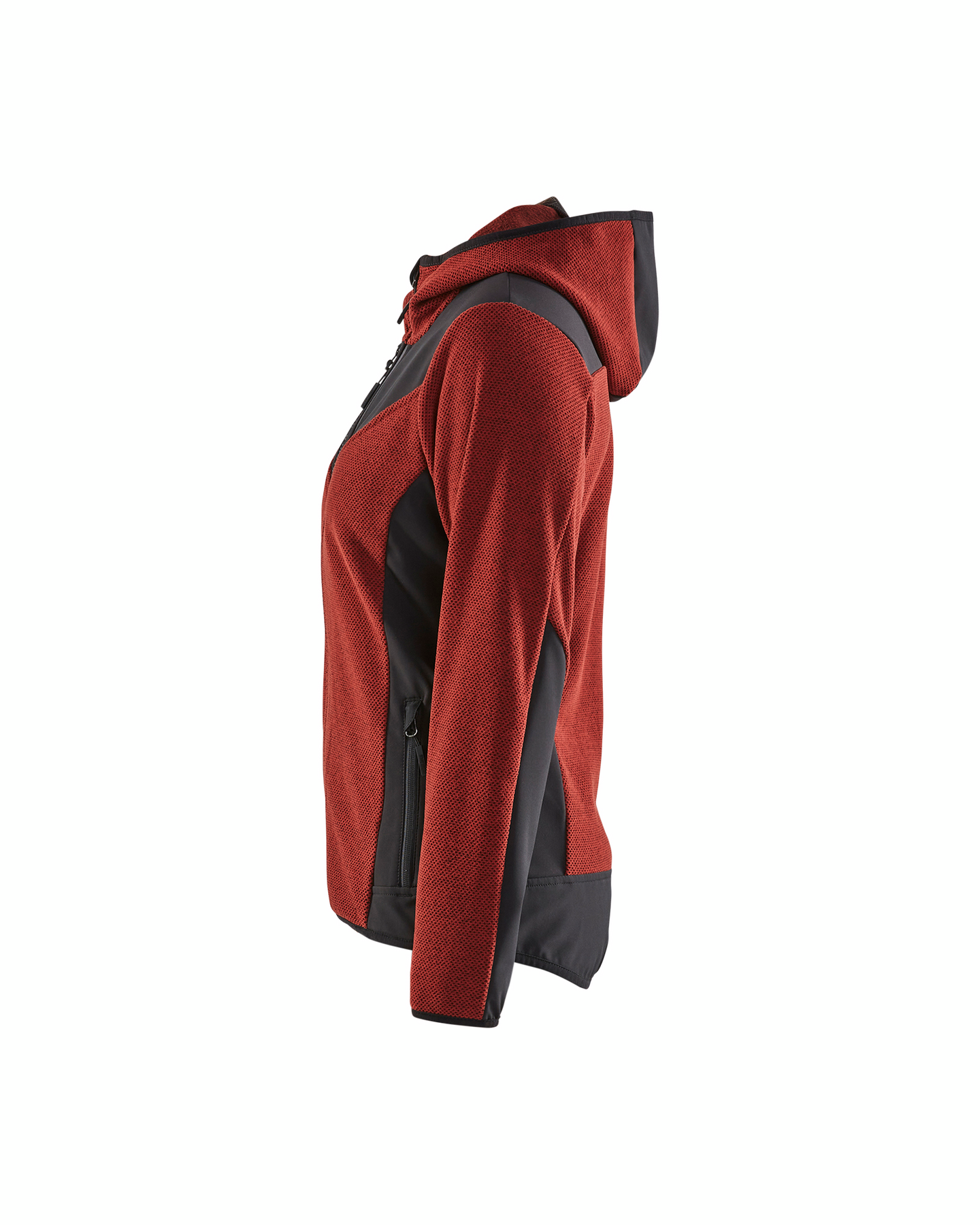 Takki Blåkläder naisten neulottu ruosteenpunainen/musta 594125365999