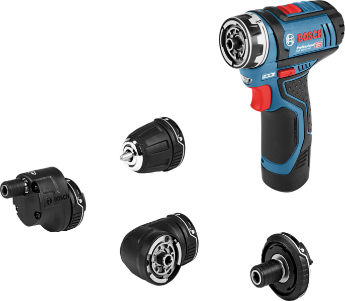 SKRUVDRAGARE BOSCH GSR 12V-35 FC SOLO 1XCHUCK