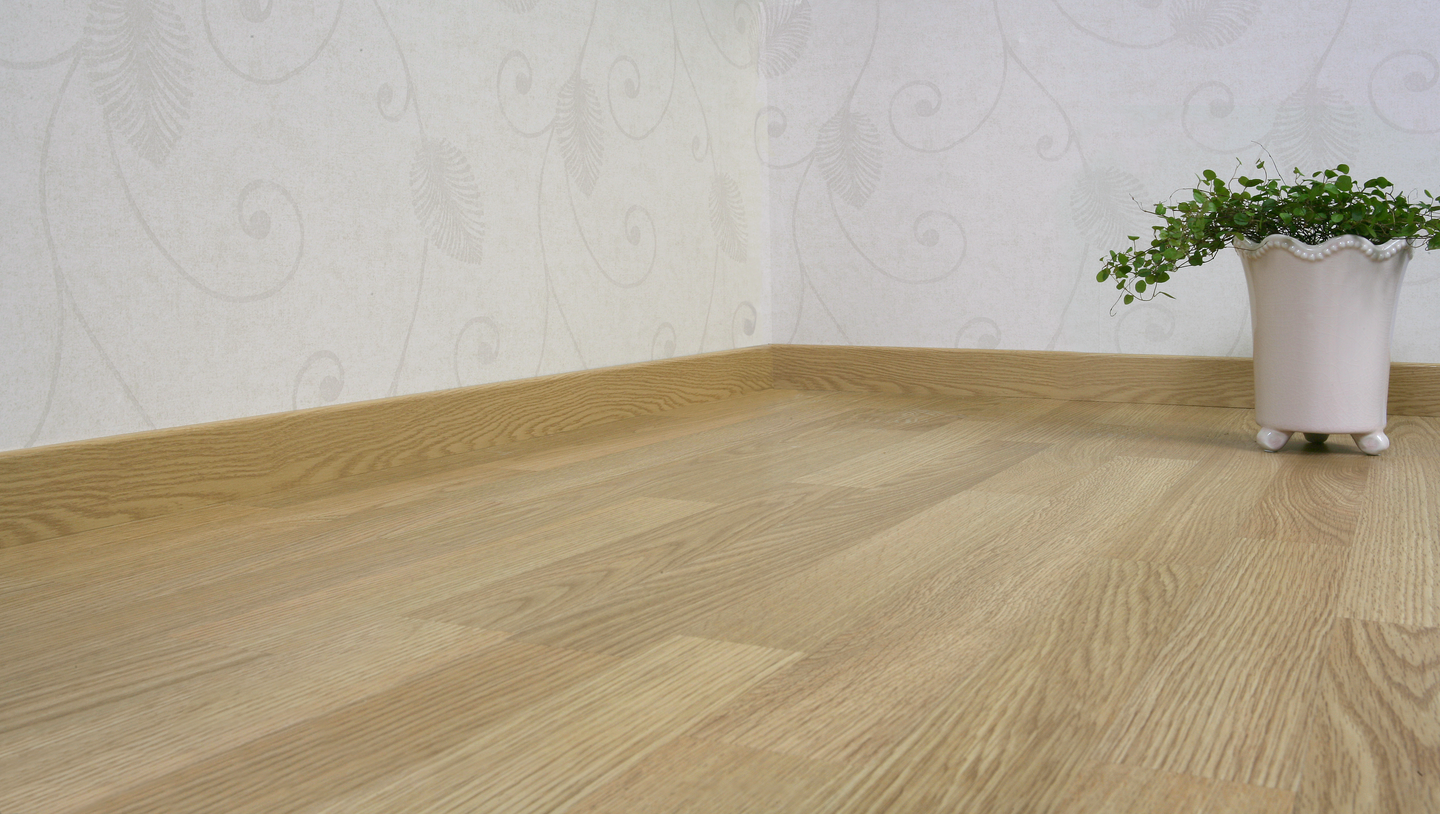 GOLVSOCKEL DURI EK 12X55MM 240CM, SLÄT