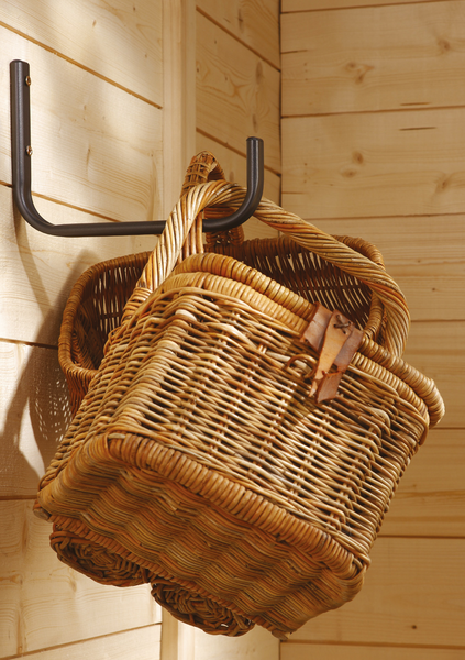 U-koukku Pisla soikea 30/15-300mm musta