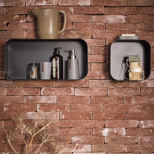 Seinähyllykkö sealskin brix musta s