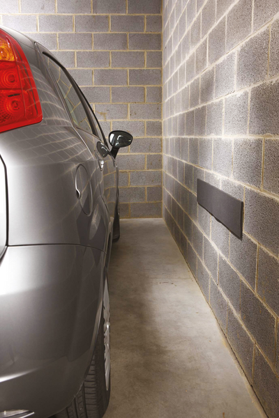 Törmäyssuoja 100x15x1cm 2kpl tarrakiinnitys harmaa PU