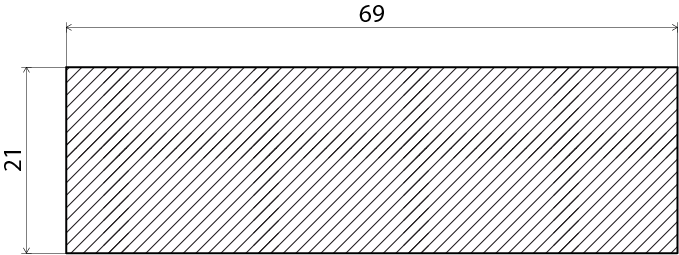 PLANHYVLAD EHL PROLIST FURU 21X69MM /M
