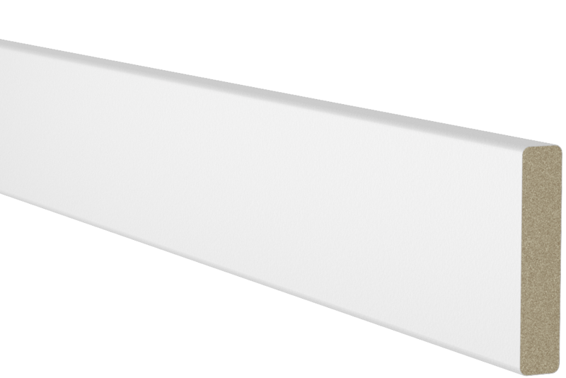 DÖRROMFATTNING EHL PROLIST MDF VIT 80, 16X80X4200MM