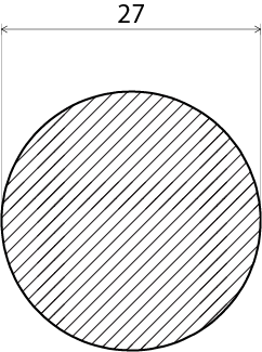 RUNDSTAV EHL PROLIST FURU OBH 27X2500MM