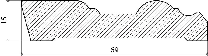 SOCKEL EHL PROLIST ALLMOGE FURU OBH 337, 15X69MM