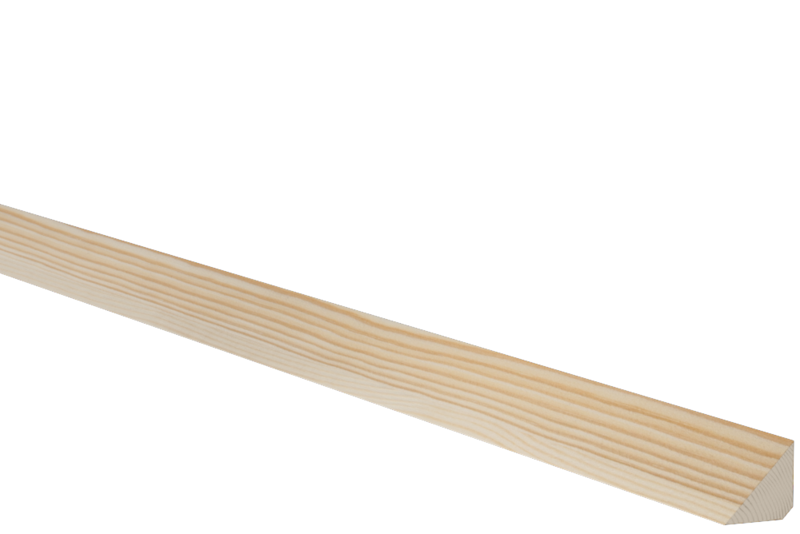 TREKANTSLIST 15X15MM FURU OBH