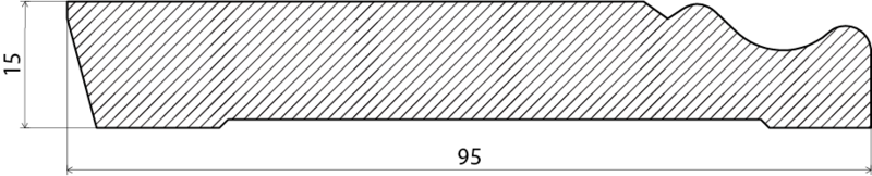 SOCKEL EHL PROLIST ALLMOGE FURU OBH 331, 15X95MM