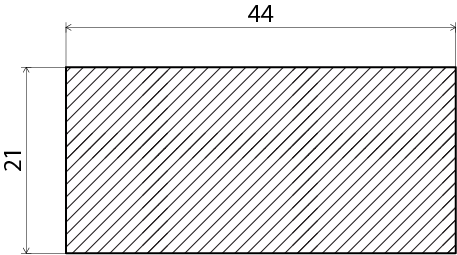 PLANHYVLAD EHL PROLIST EK OBH 21X44MM