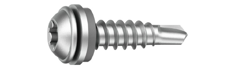 BESLAGSKRUV EJOT RAL9010 4,8X19, FP/250