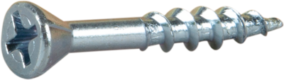 SPÅNSKIVESKRUV TRÄ 4.2X30 1000 BLANKFÖRZINKAD