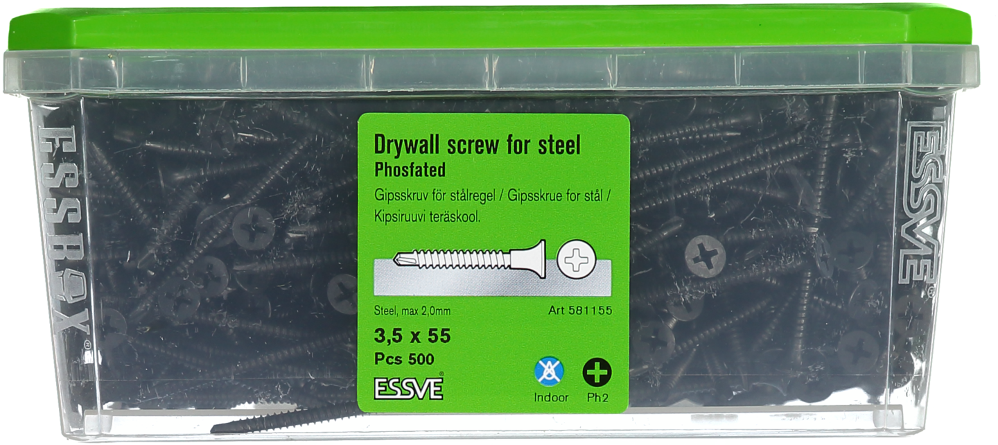 GIPSSKRUV BS FOS 3,5X55 500ST