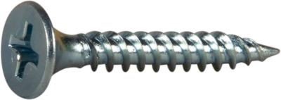 GIPSSKRUV STÅL 3,5X25MM 1000ST STÅLREGEL BLANKFÖRZINKAD