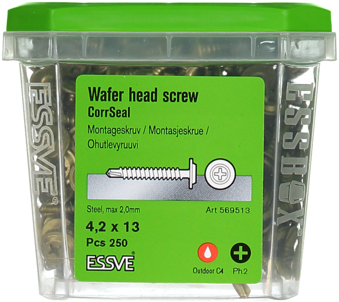 MONTAGESKRUV BS CS 4.2X13 250