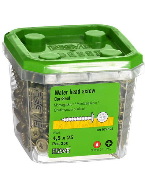 MONTAGESKRUV VS CS 4.5X25 250 TRÄREGEL