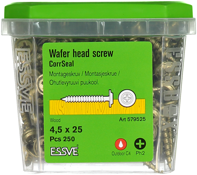 MONTAGESKRUV VS CS 4.5X25 250 TRÄREGEL