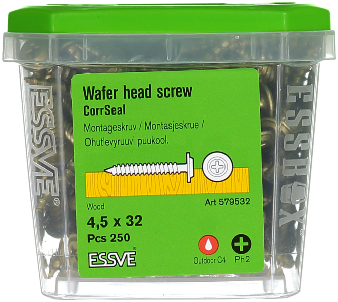 MONTAGESKRUV VS CS 4.5X32 250 TRÄREGEL