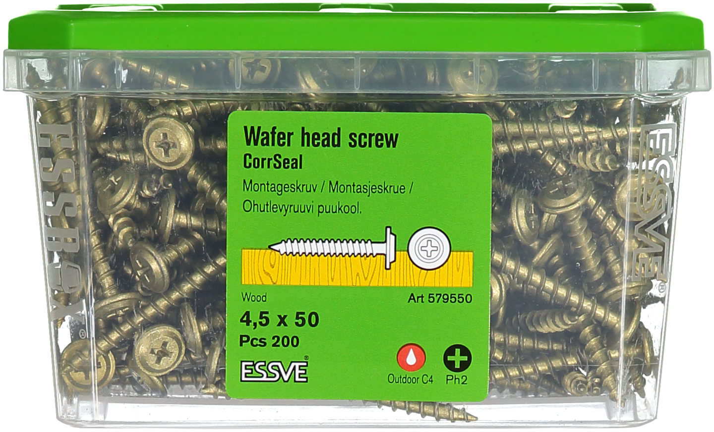 MONTAGESKRUV VS CS 4.5X50 200 TRÄREGEL