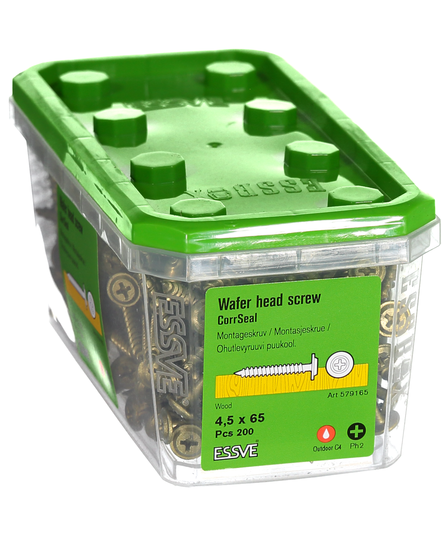 MONTAGESKRUV VS CS 4.5X65 200 TRÄREGEL