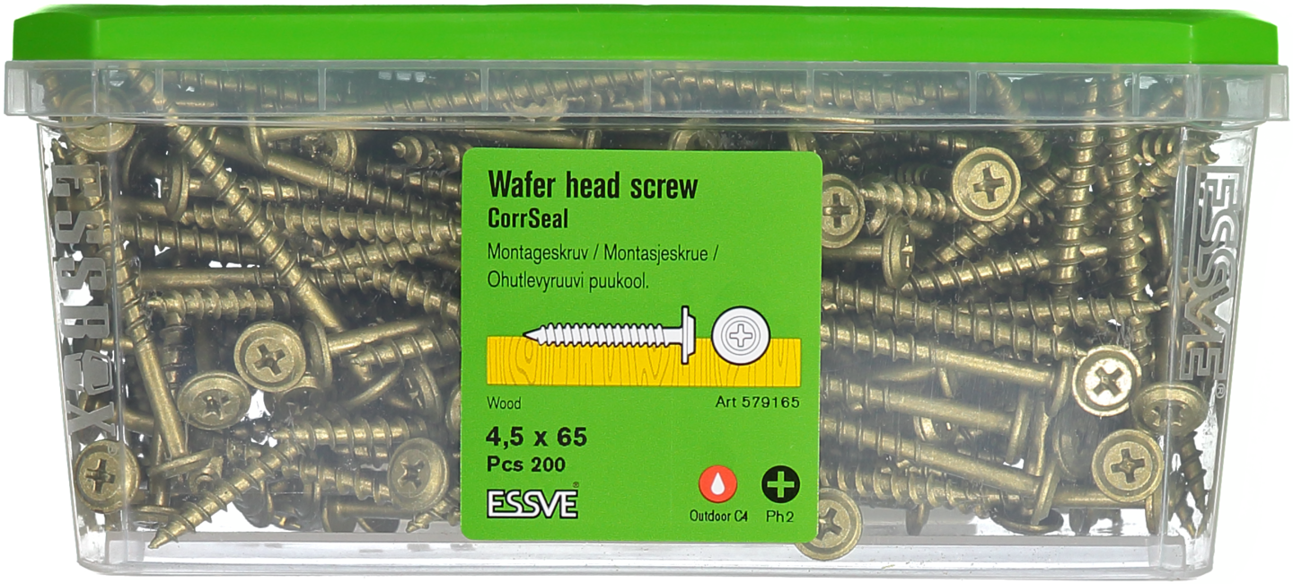 MONTAGESKRUV VS CS 4.5X65 200 TRÄREGEL