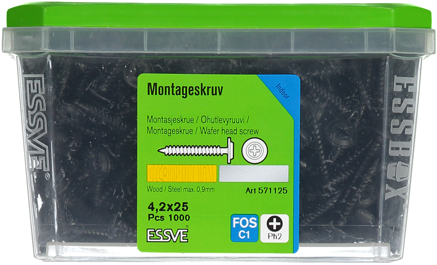 MONTAGESKRUV VS FO 4,2X25MM 1000ST