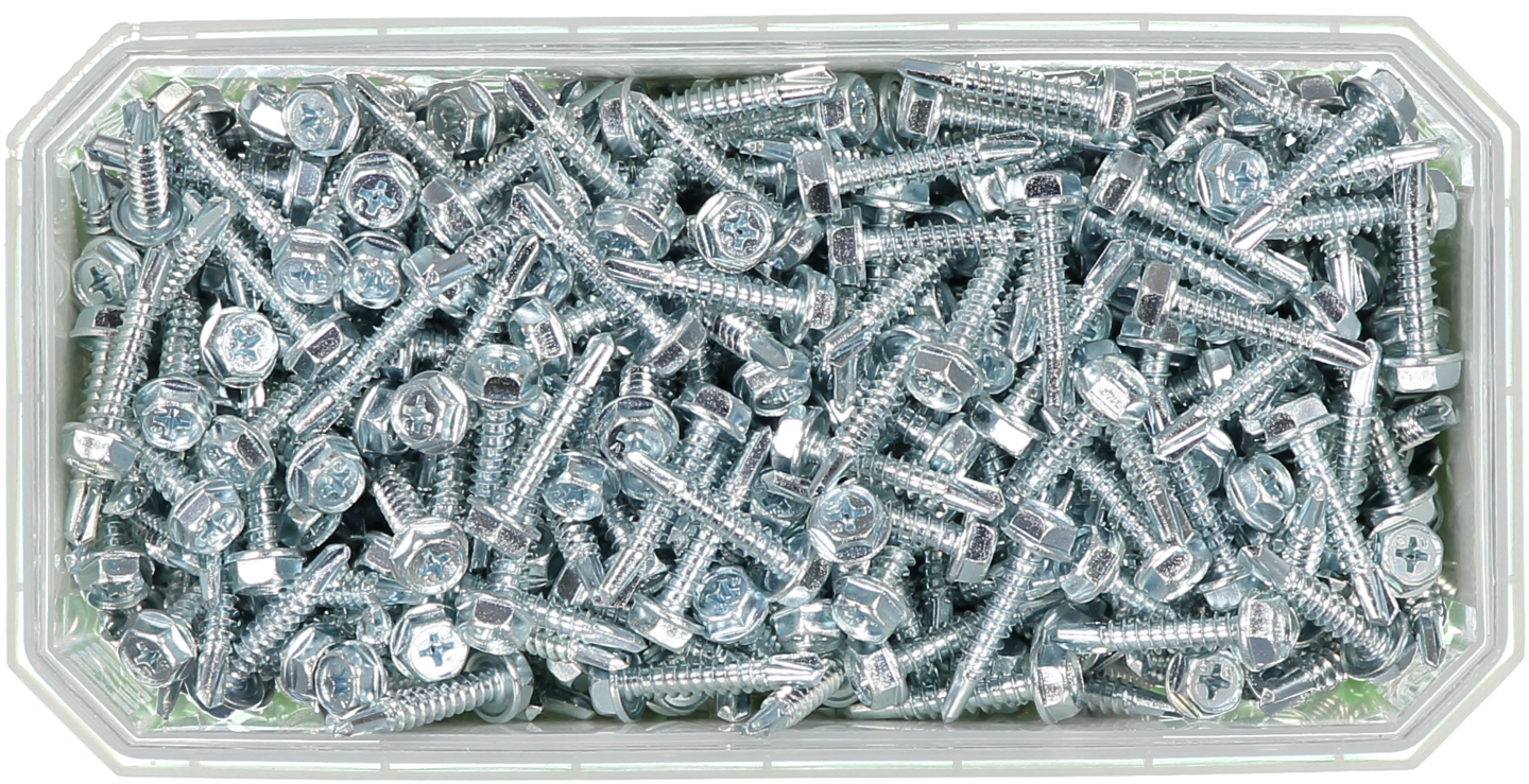 BORRSKRUV HEX FZB 4.8X25B 500ST