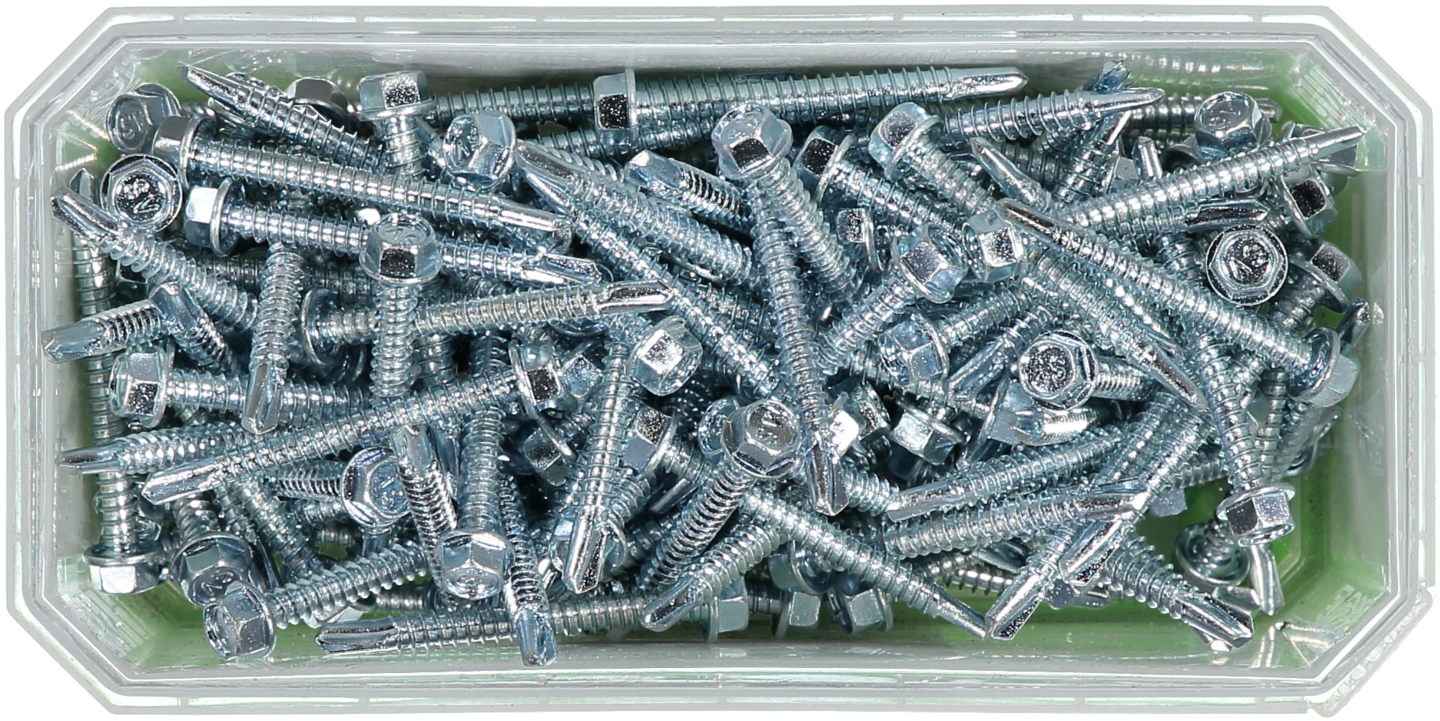 BYGGPLÅTSKRUV BS 6K FZB 5,5X50 150ST