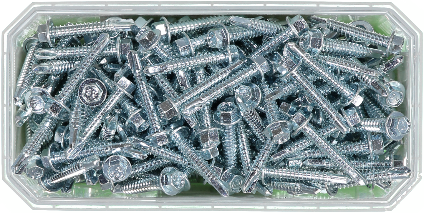 BYGGPLÅTSKRUV BS 6K FZB 6,3X38 FP/200