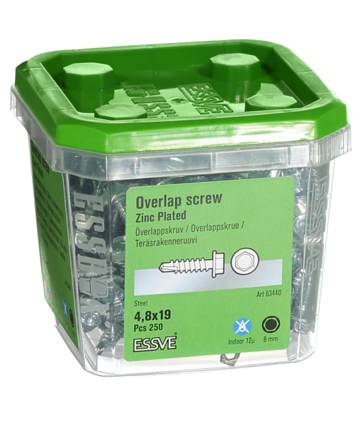 ÖVERLAPPSKRUV FZB 4.8X19 250ST