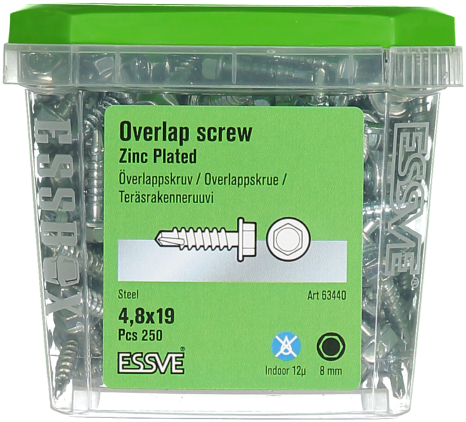 ÖVERLAPPSKRUV FZB 4.8X19 250ST