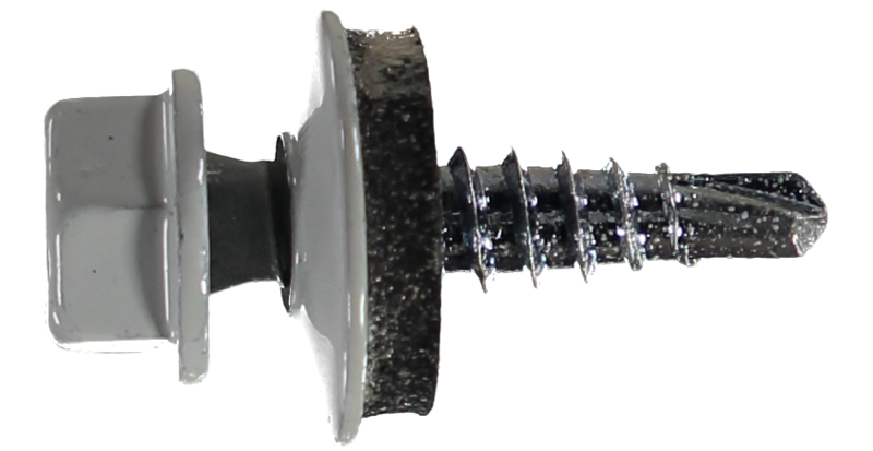 FARMARSKRUV ESSVE BORRSPETS SEXKANTS HUVUD M BRICKA LGRÅ 4,8X20 250