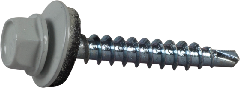 FARMARSKRUV ESSVE BORRSPETS SEXKANTS HUVUD M BRICKA LGRÅ 4,8X35 250