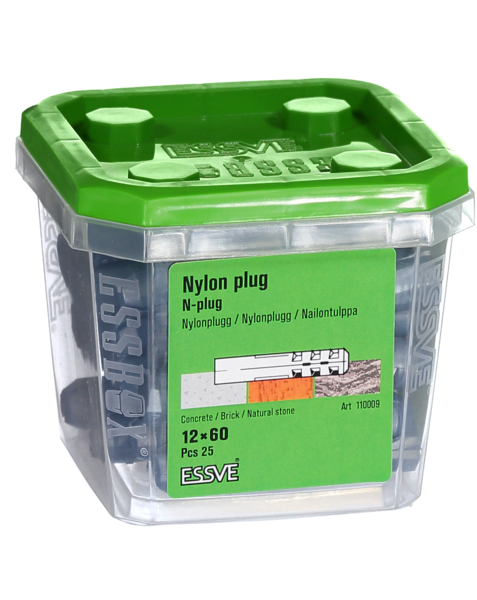 NYLONPLUGG N 12X60MM 25ST