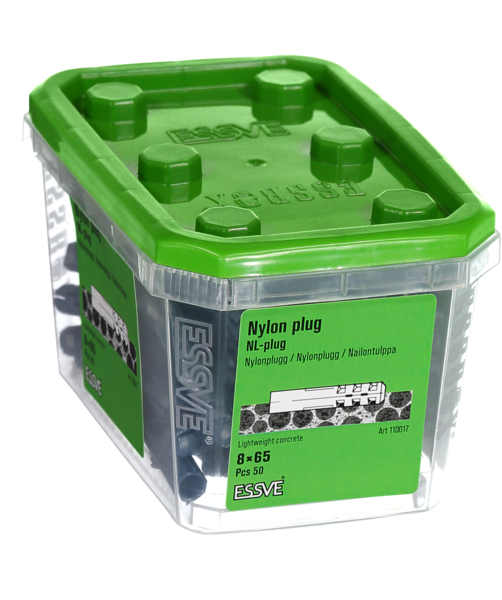 NYLONPLUGG 8X65MM 50ST