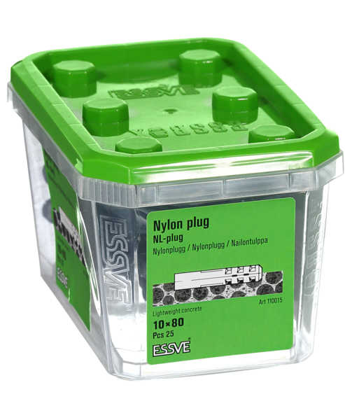 NYLONPLUGG 10X80MM 25ST