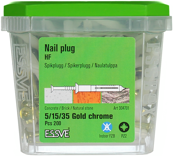 SPIKPLUGG HF GULKROM 5X35 200P PZ2