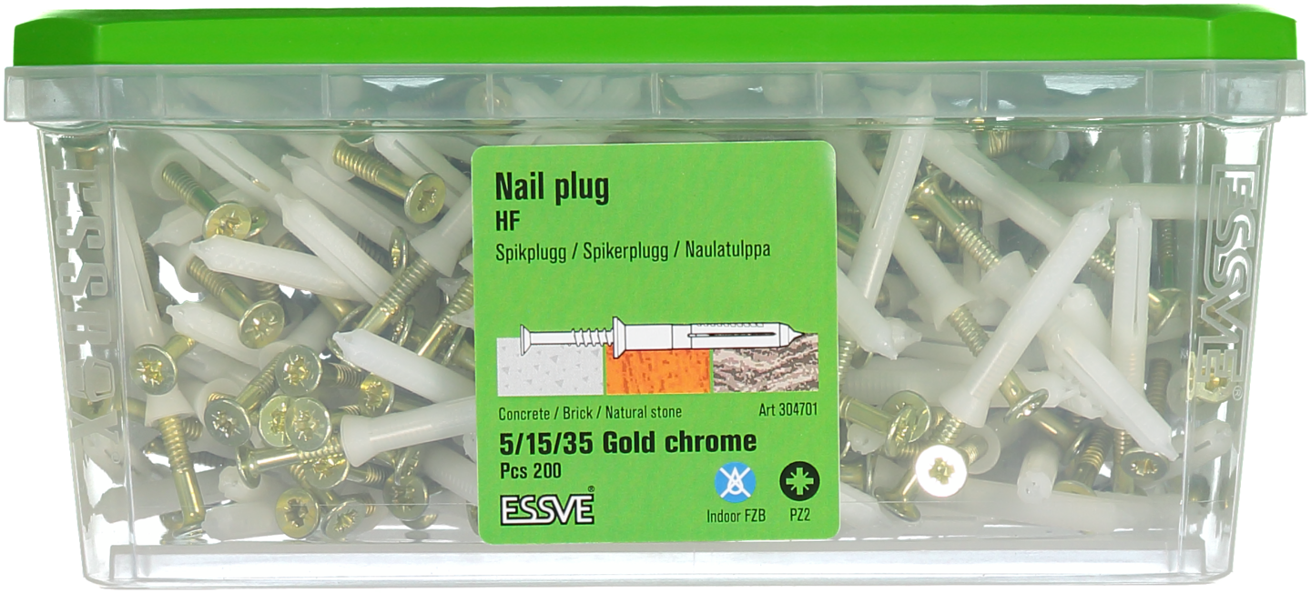 SPIKPLUGG HF GULKROM 5X35 200P PZ2