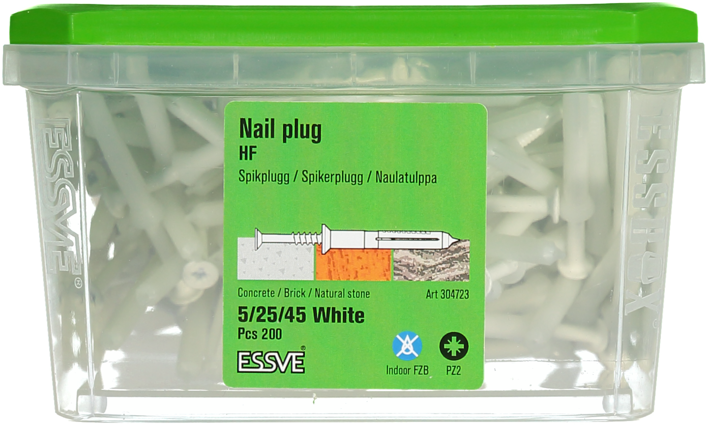 SPIKPLUGG HF VIT 5X45 200P PZ2