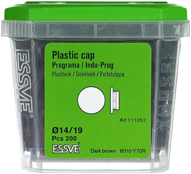 TÄCKLOCK 14/19 MÖRKBRUN 200ST