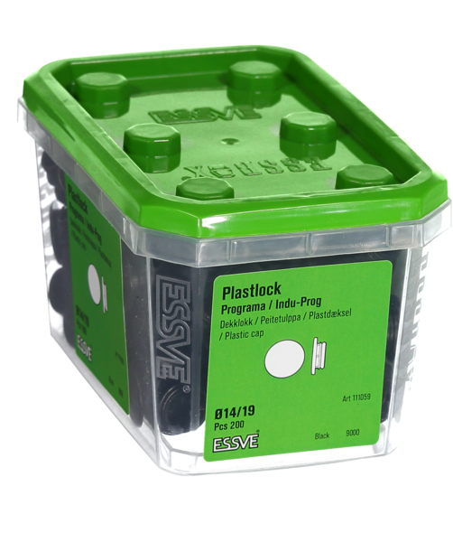 TÄCKLOCK 14/19 SVART 200ST